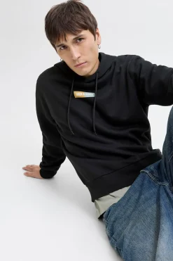 Jack & Jones Sudadera regular fit negro Clearance