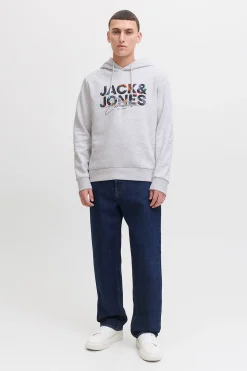 Jack & Jones Sudadera regular fit estampada blanco Discount
