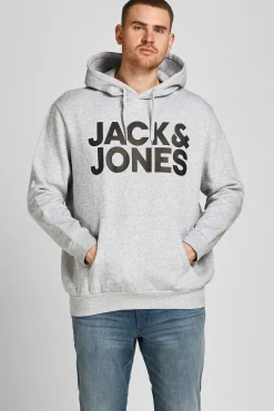 Jack & Jones PLUS Sudadera regular fit PLUS gris Clearance