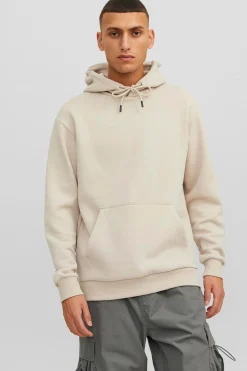 Jack & Jones Sudadera relaxed fit capucha gris Discount