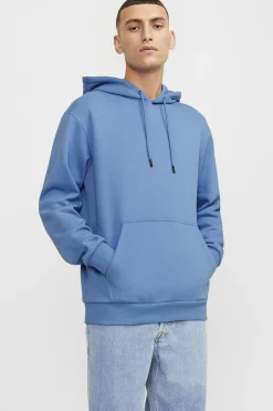 Jack & Jones Sudadera relaxed fit capucha azul Outlet