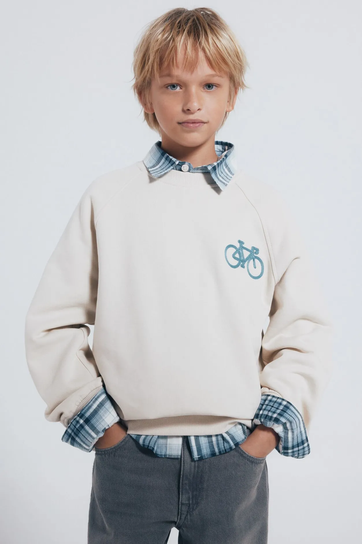 Springfield Kids Sudadera sin capucha bici niño estampado Online