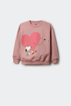 Springfield Kids Sudadera snoopy niña rosa Best