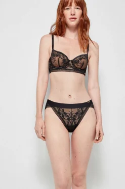 Gisela Sujetador capacidad con aros negro