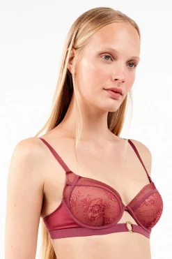 Gisela Sujetador capacidad en tejido de encaje negro Online