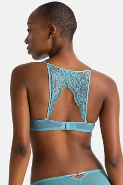 Dorina Sujetador demi con relleno ligero verde Clearance