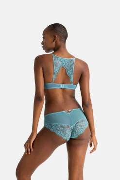 Dorina Sujetador demi con relleno ligero verde Clearance