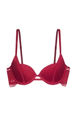Dorina Sujetador Demi con relleno Amar burdeos Best