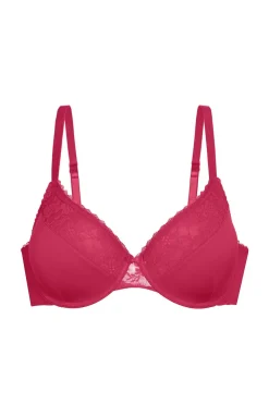 Dorina Sujetador Demi Sonia con relleno ligero burdeos Discount