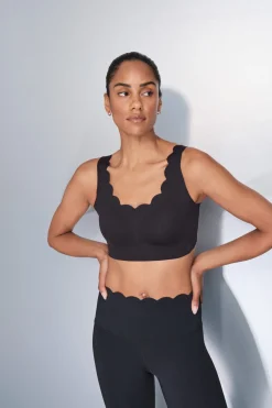 Dash and Stars Sujetador deportivo COMPRESSIVE negro New