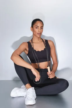 Dash and Stars Sujetador deportivo COMPRESSIVE negro New