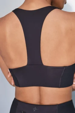 Dash and Stars Sujetador deportivo 4D Stretch negro Best