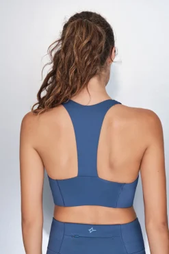 Dash and Stars Sujetador deportivo 4D Stretch azul Online