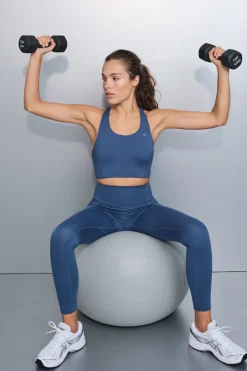 Dash and Stars Sujetador deportivo 4D Stretch azul Online