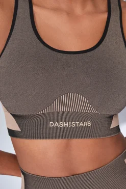 Dash and Stars Sujetador deportivo marrón SEAMLESS FIT marr&oacute;n Sale