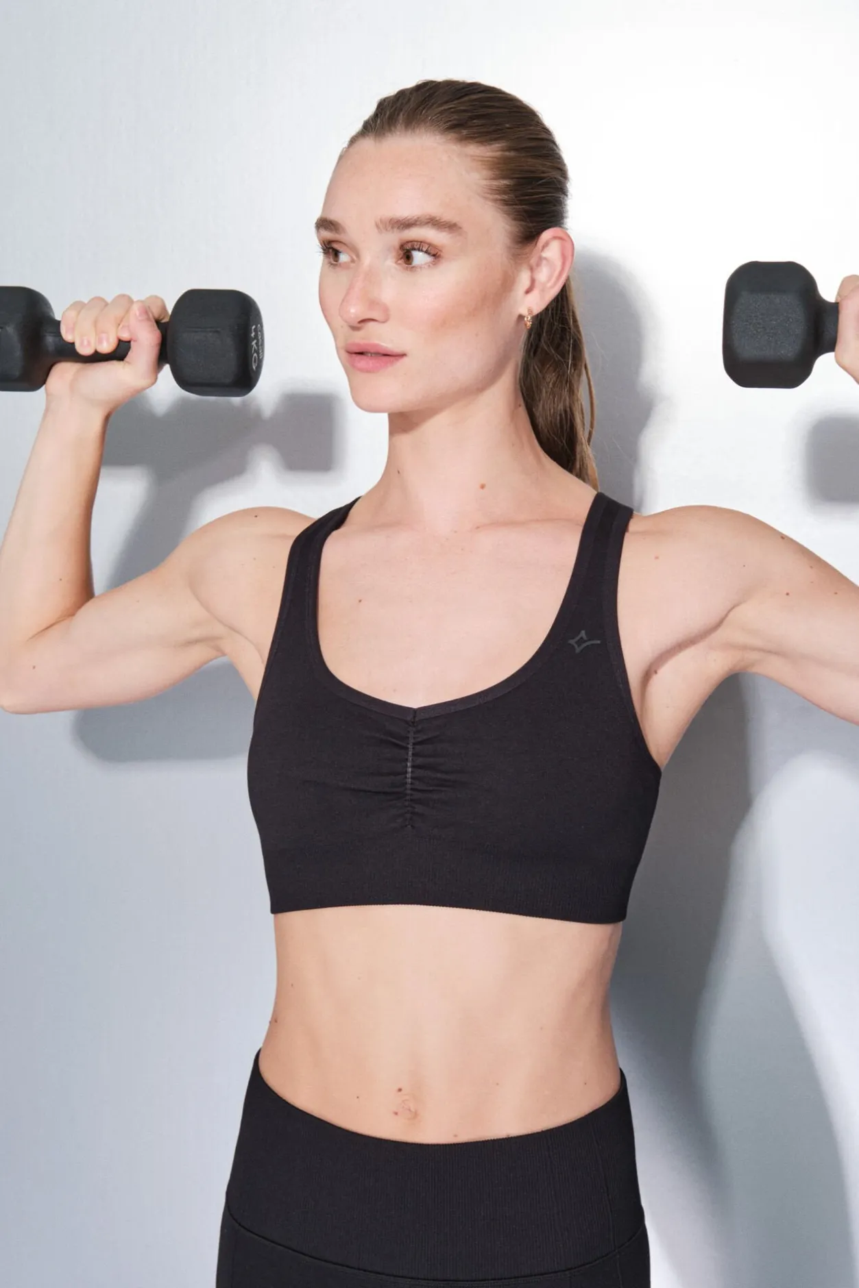 Dash and Stars Sujetador deportivo SEAMLESS FIT negro Clearance