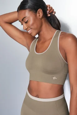 Dash and Stars Sujetador deportivo SEAMLESS COMFORT kaki verde Best