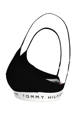 Tommy Jeans Sujetador deportivo sin aro negro Clearance