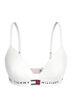 Tommy Jeans Sujetador deportivo sin aro blanco Online