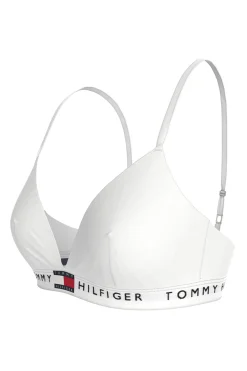 Tommy Jeans Sujetador deportivo sin aro blanco Online