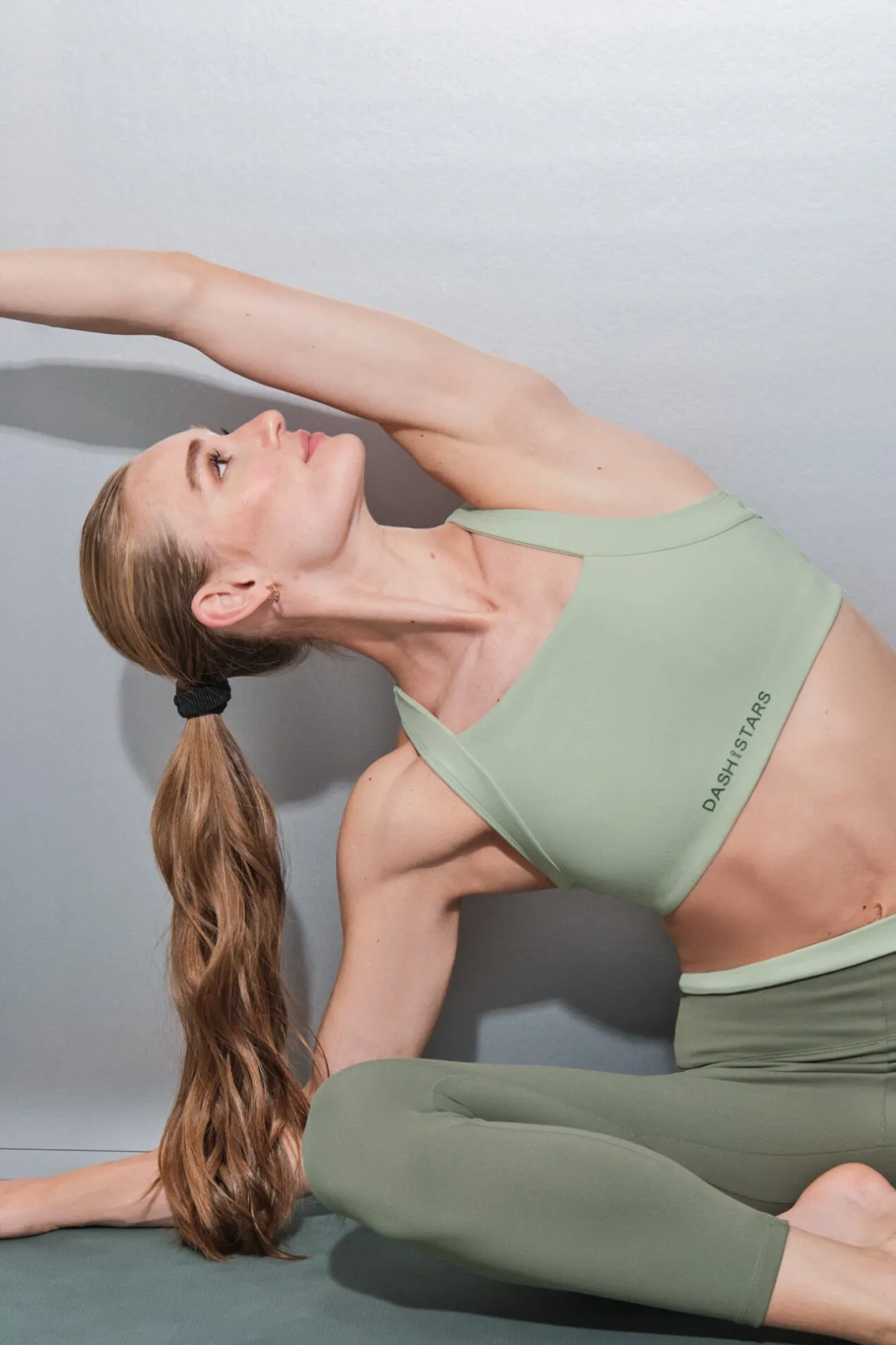 Dash and Stars Sujetador deportivo SOFT MOVE verde Hot