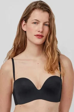 Gisela Sujetador desmontable escote extremo negro Hot
