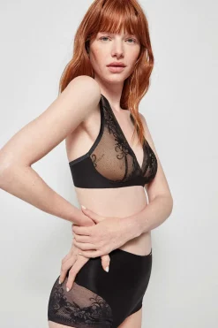 Gisela Sujetador sin aro negro Clearance
