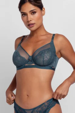 Dorina Sujetador sin relleno de cobertura total Jemma verde Clearance