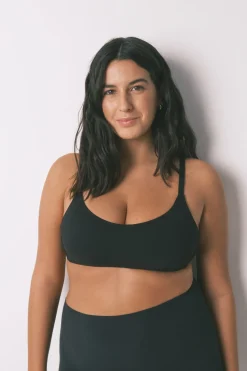 Women'secret Sujetador tipo top algodón negro Hot