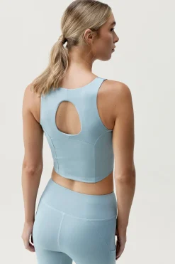 Born Living Yoga Sujetador top deportivo Godo azul Discount