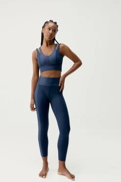 Born Living Yoga Sujetador top deportivo Maan azul Outlet