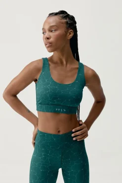 Born Living Yoga Sujetador top deportivo Organic verde Clearance