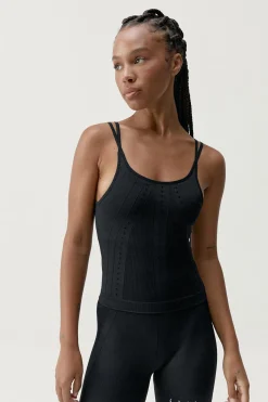 Born Living Yoga Sujetador top deportivo Shantala negro Hot