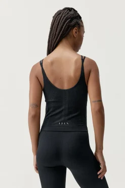 Born Living Yoga Sujetador top deportivo Shantala negro Hot