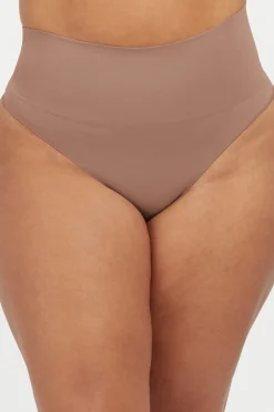 Spanx Tanga moldeador de talle alto nylon reciclado nude Discount