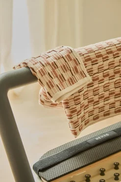 Calma House Toalla de baño de algodón de rizo jacquard Mercurio naranja Online