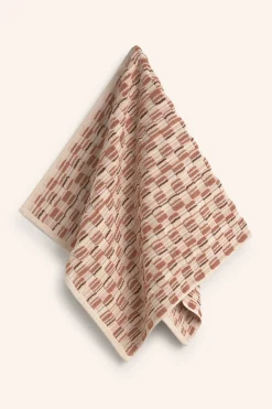 Calma House Toalla de baño de algodón de rizo jacquard Mercurio naranja Online