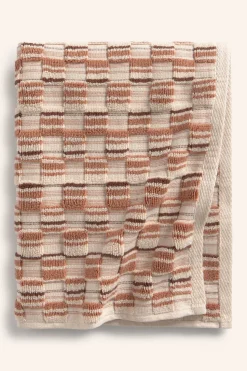 Calma House Toalla de baño de algodón de rizo jacquard Mercurio naranja