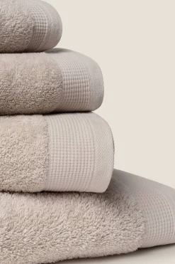 Textura Toalla ducha rizo algodón egipcio 70x140cm. beige Sale