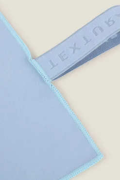Textura Toalla ligera microfibra azul Online