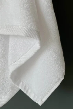 Bassols Toalla tocador asana 600g/m2 zero twist 30x50 Blanco Online