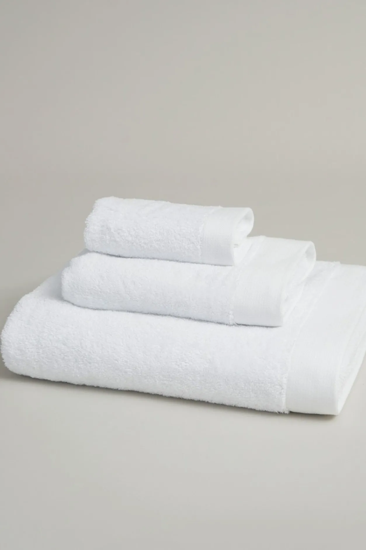 Bassols Toalla tocador wonder 550g rizo americano 30x50 Blanco Discount