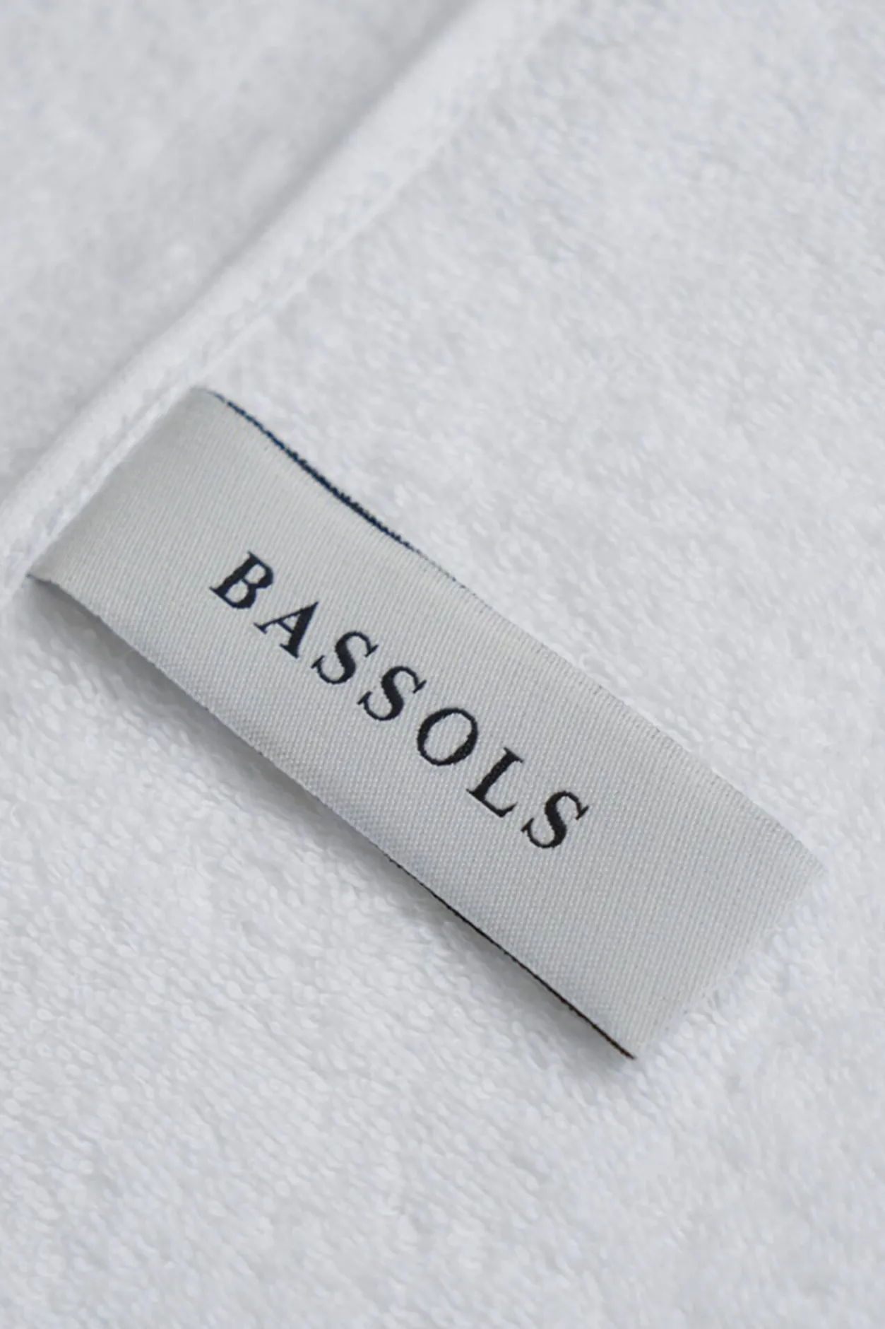 Bassols Toalla tocador wonder 550g rizo americano 30x50 Blanco Discount