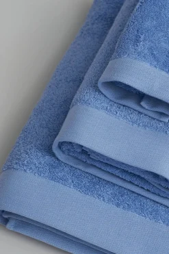 Bassols Toalla tocador wonder 550g rizo americano 30x50 Azul Outlet