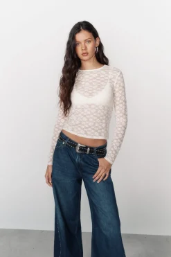 High Spirits Top Ashen beige New