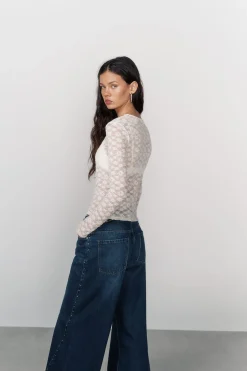 High Spirits Top Ashen beige New