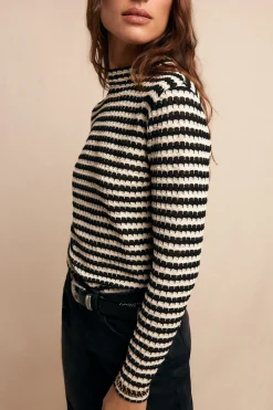 Slowlove Top básico estructura Multicolor Sale