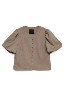 Vero Moda Top de manga abullonada Arena Clearance