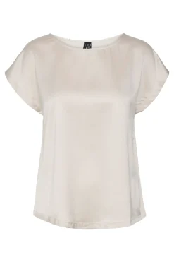 Vero Moda Top de manga corta Beige Outlet