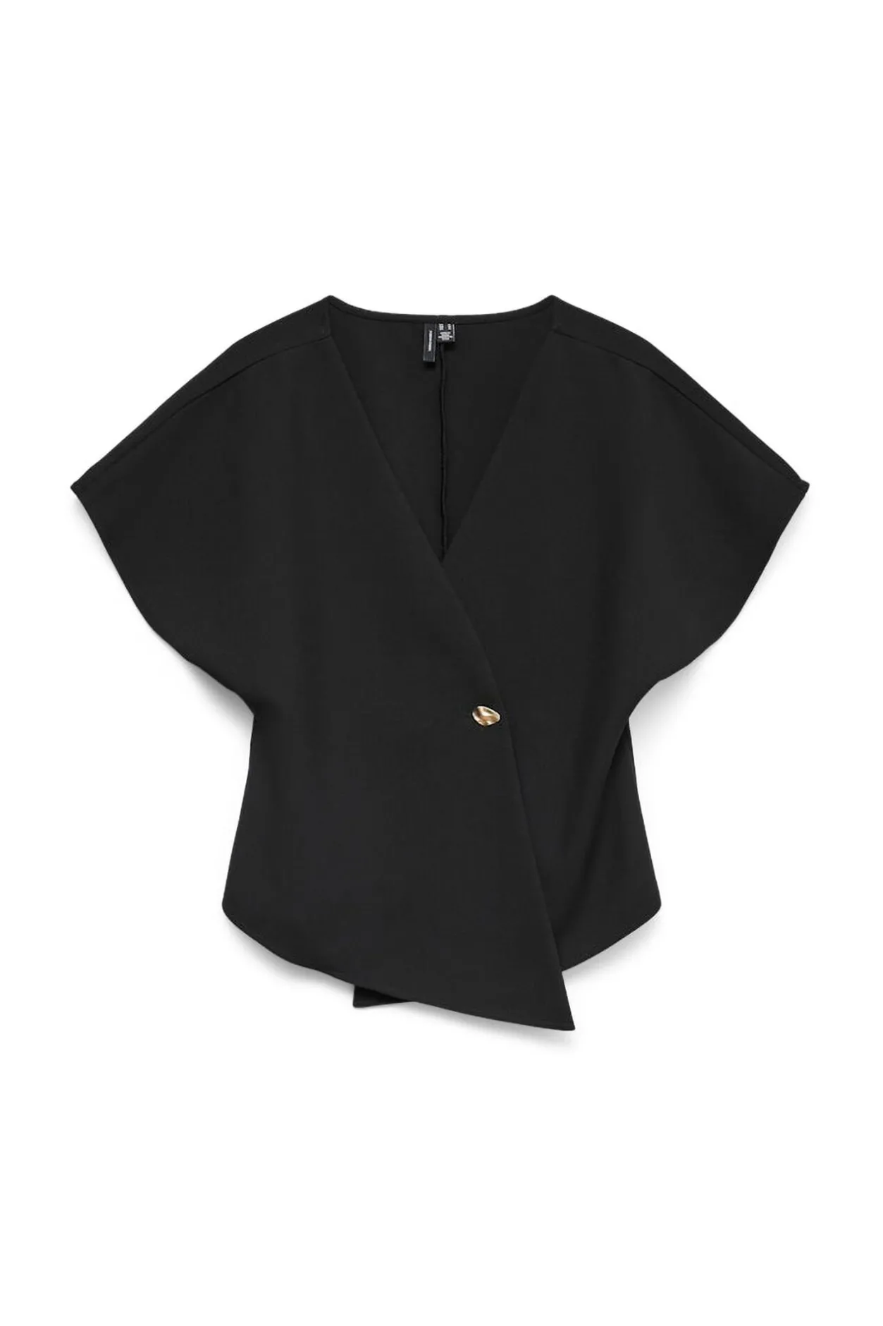 Vero Moda Top de manga corta murciélago Negro New